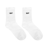 Slut Crew Socks - White/Black